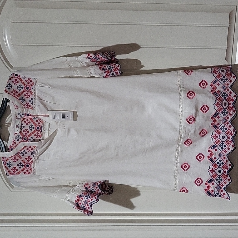 vinyard vines  Multicolored Eyelet Shift Dress. Size 00
